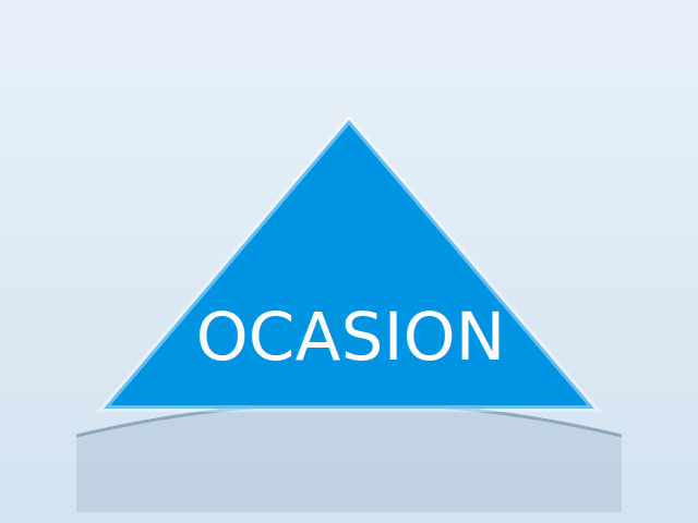 Triángulo de techo "Ocasión"